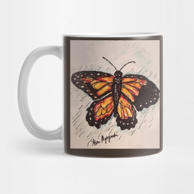 Monarch butterfly by TheArtQueenOfMichigan 